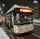 Дополнительные автобусы к концу хоккейного матча к Ледовому дворцу