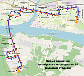 Автобус № 18 ходит по выходным дням на Лыжный стадион